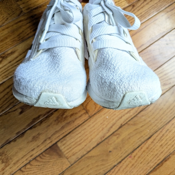 Size 6 ADIDAS EDGE LUX 4 WOMEN’S RUNNING SHOES ART G58478 Silver White - Picture 4 of 10